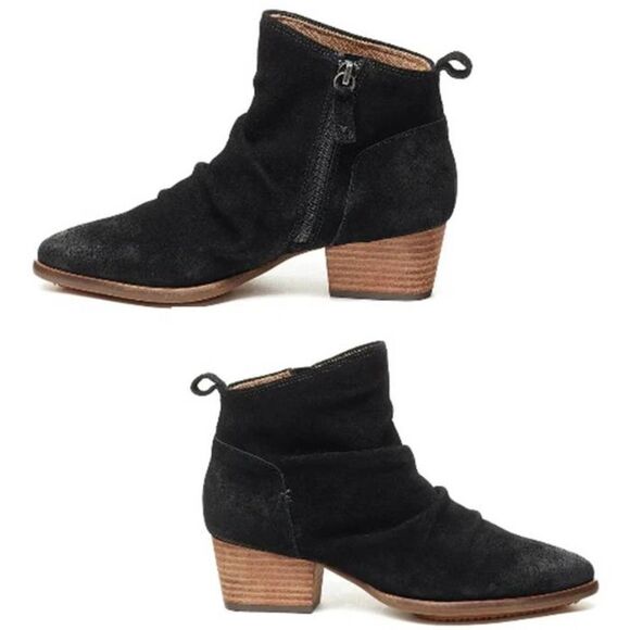 KELSI DAGGER BROOKLYN Women Distressed Leather Bootie Size 6.5 $129‎ - Picture 2 of 3